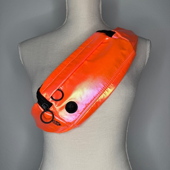 Free People Movement Iridescent Orange Belt Bag - Picture 1 of 6